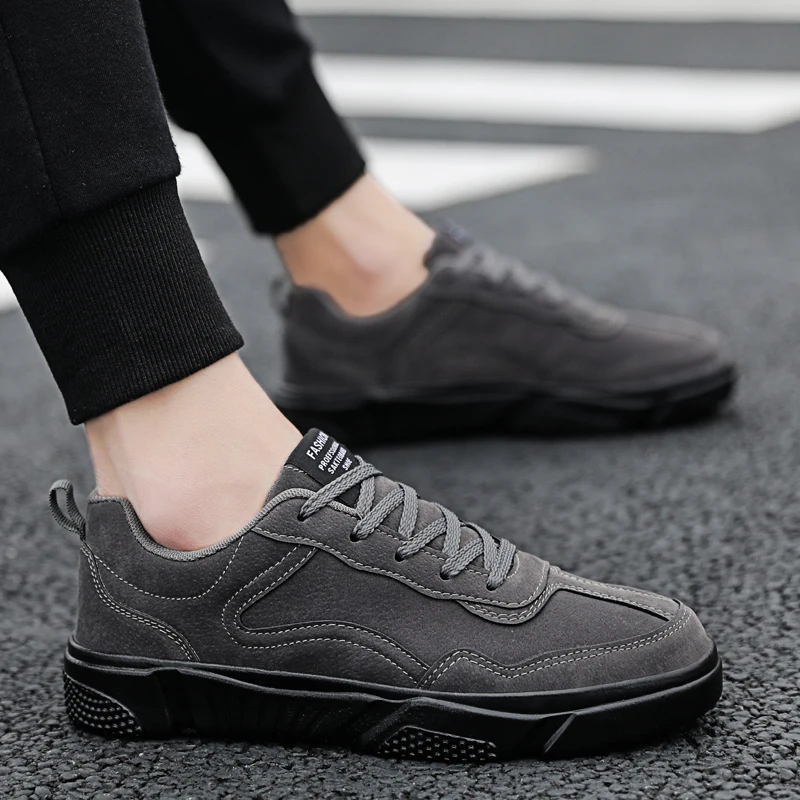 Новая популярная Стильная мужская повседневная обувь удобная на шнуровке мягкая
