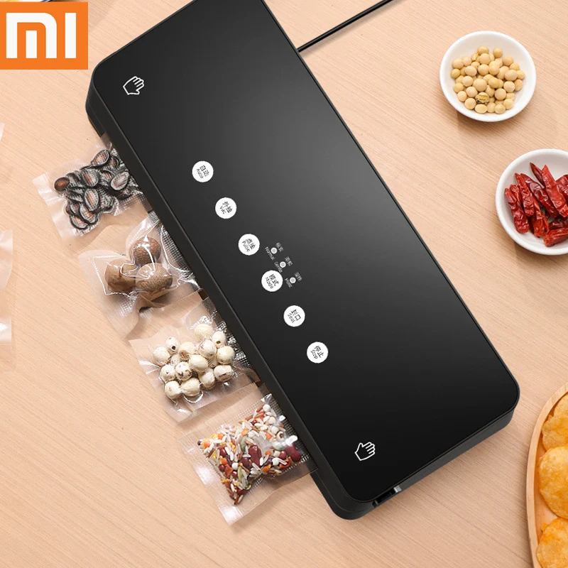 XIAOMI MIJIA электрическая вакуумная упаковочная машина для домашней кухни для герметизации свежей упаковочной машины для сохранения пищевых продуктов