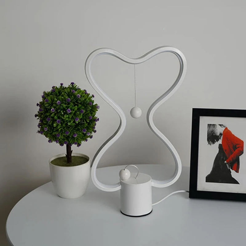 

7 Colors Heng Balance Lamp LED Night Light USB Powered Home Decor Bedroom Office Table Night Lamp Light