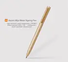 В наличии шариковая ручка xiaomi Mijia, металлическая шариковая ручка 0,5 мм с гладким швейцарским стержнем PREMEC с черными и синими чернилами