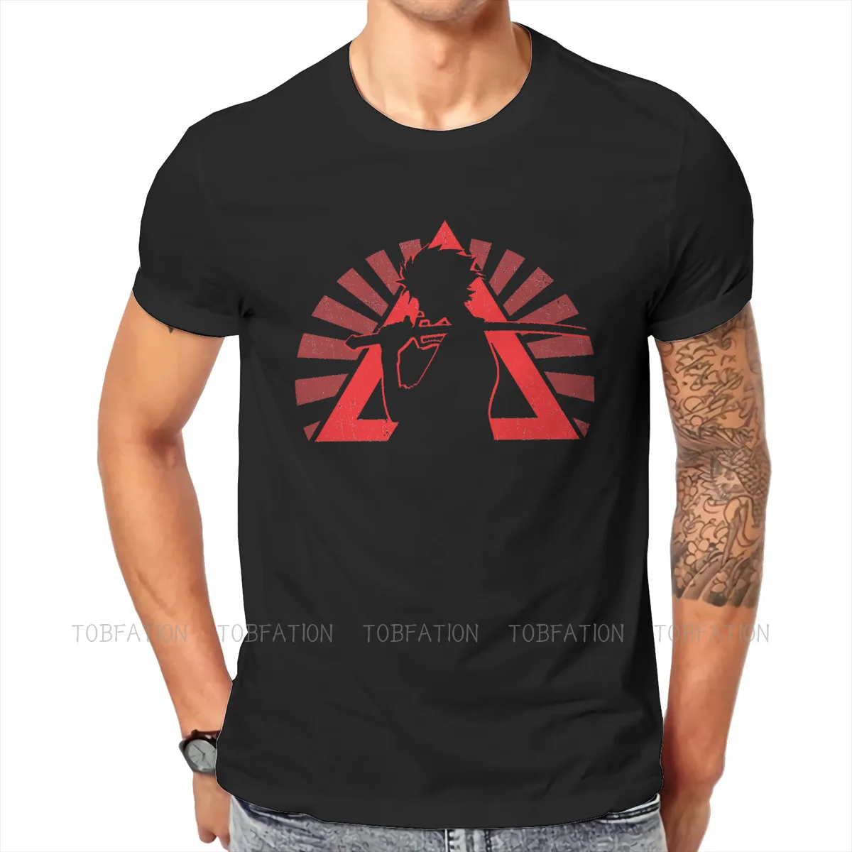 

Футболка Mugen в стиле Харадзюку, креативные топы с Самураем, футболка для отдыха, Мужская футболка с коротким рукавом, уникальная идея для под...