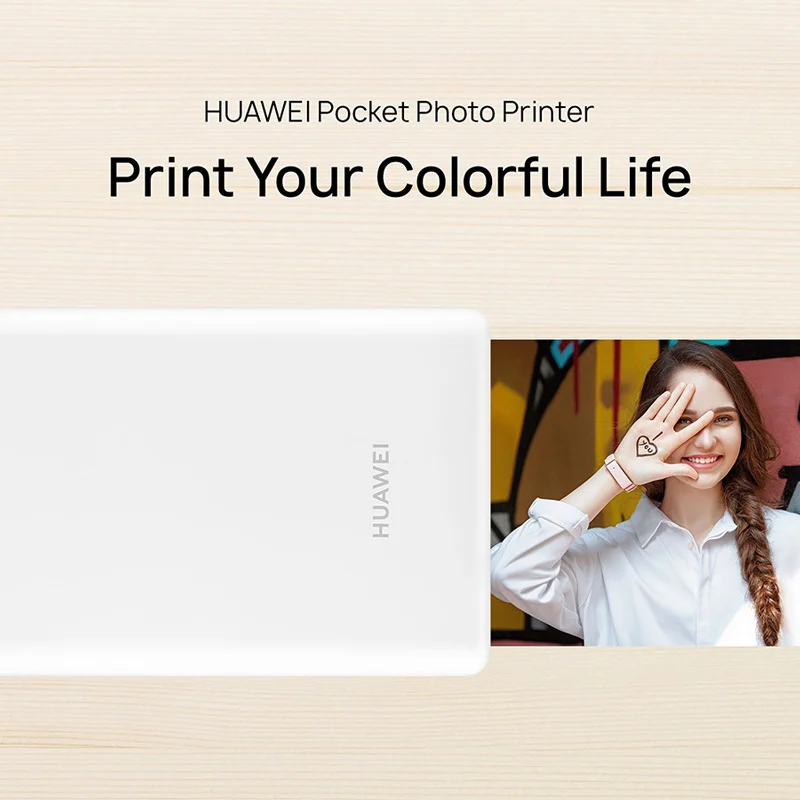 Для HUAWEI фотобумага AR Карманный принтер без чернил Мини Bluetooth 4 1 Беспроводной 300