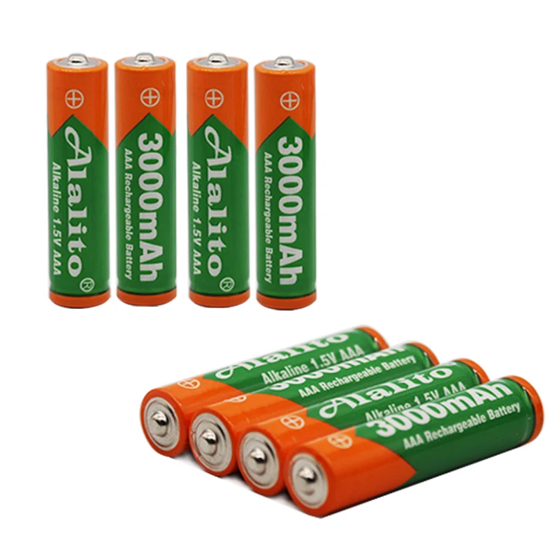Бренд 3000mah 1,5 V AAA щелочная батарея AAA аккумуляторная батарея для дистанционного управления игрушка Batery дымовая сигнализация с зарядным устройством