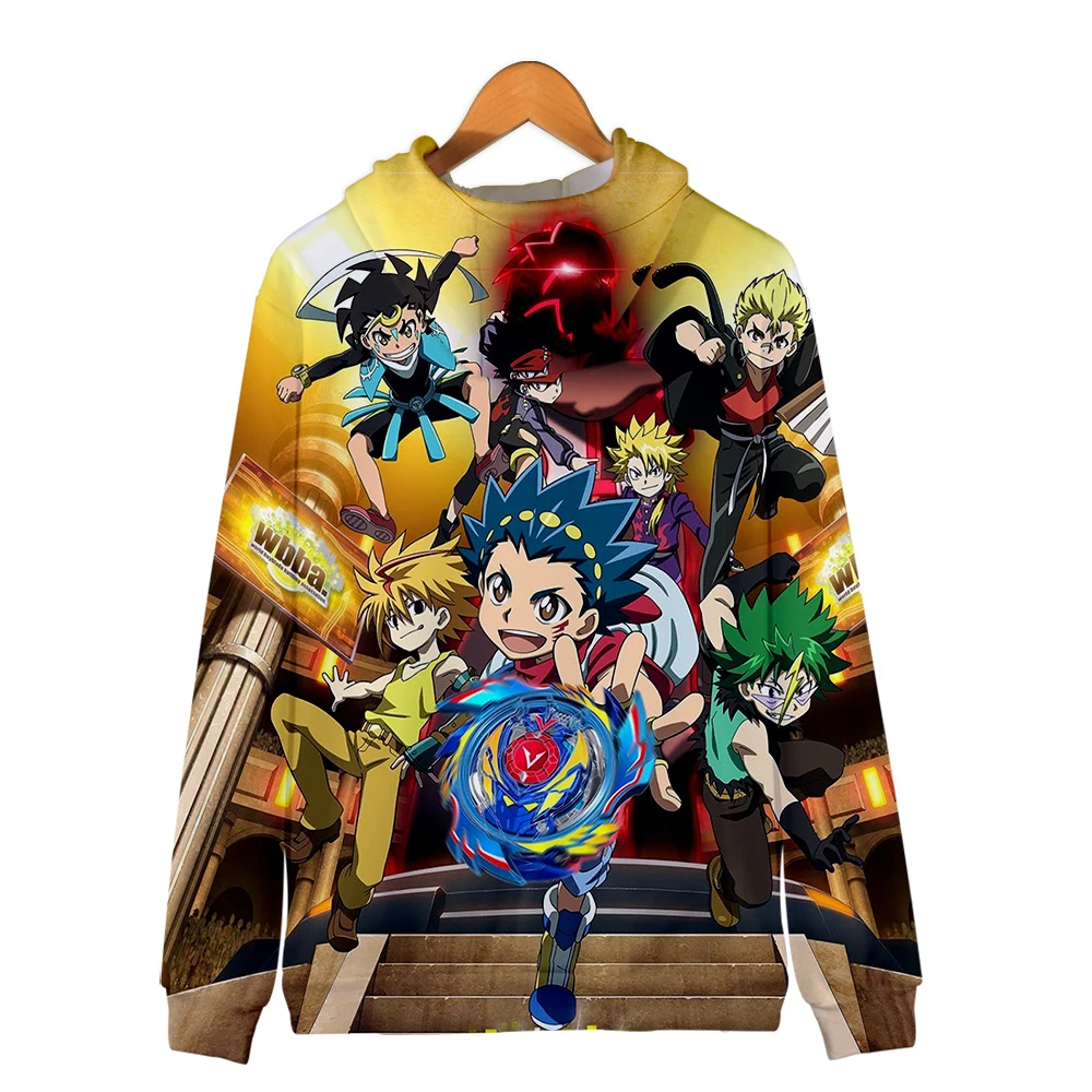 3D Beyblade Burst Evolution напечатаны женские/мужские худи на молнии с длинными рукавами толстовки с капюшоном горячая Распродажа уличная одежда