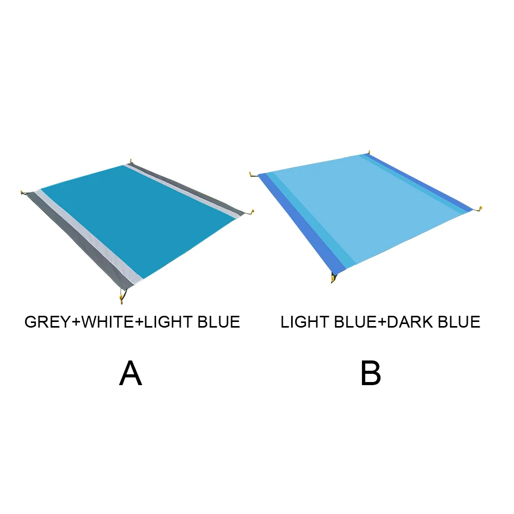 

Outdoor Picnic Sandproof Waterproof Beach Blanket With Storage Bag Camping Mat
