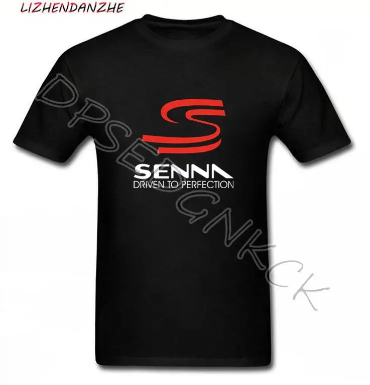 Футболка ф1 чемпион мира айртон сенна мужская футболка с изображением гоночного
