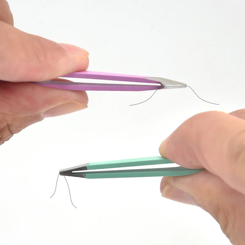 

1pc Eyebrow Pliers Eyebrow Clip Makeup Tools Eyebrow Trimming Clip Color Eyebrow Clip Flat And Oblique Mouth Eyebrow Clip TSLM2