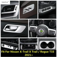 for nissan x trail x trailrogue t33 2021 2022 air ac vent reading light water cup wheel gear window lift cover trim accessories