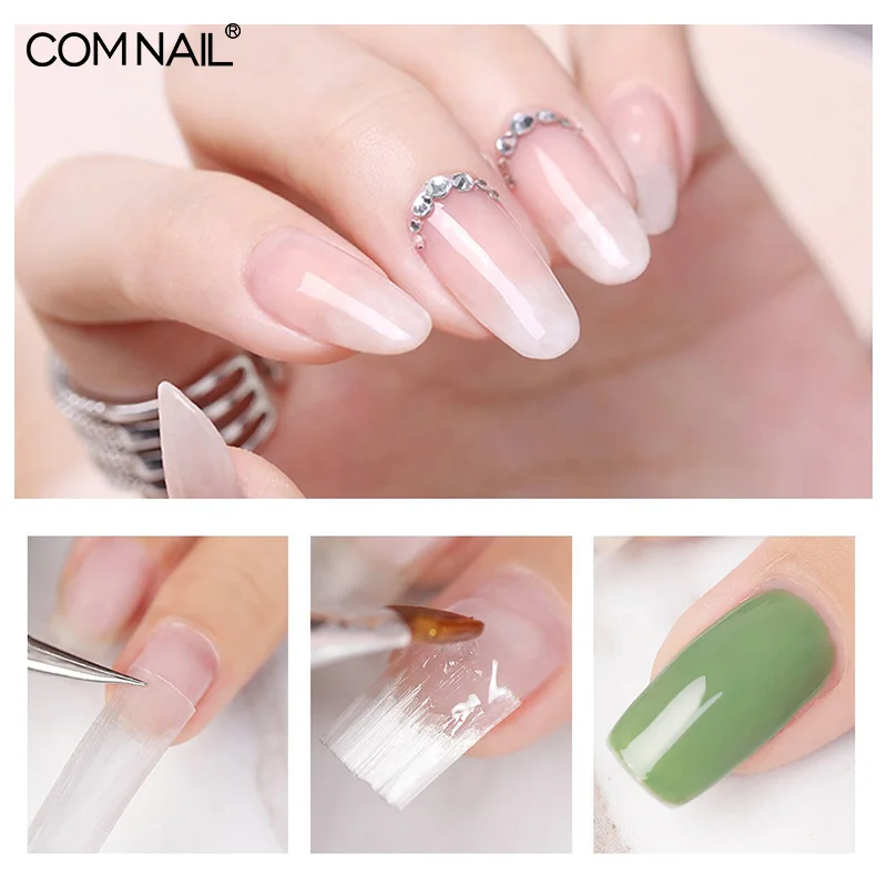 Comnail Nail из стекловолокна для наращивания ногтей 100 см Стекловолоконные акриловые