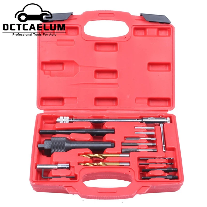 16 шт. Инструменты для удаления поврежденной свечей установки штепсельной вилки 8