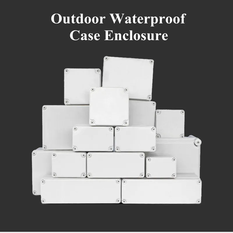 

Outdoor Waterproof Case Enclosure Plastic Box Waterproof Junction Box for Electronics Electronic Project Case