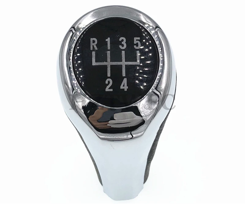 Бесплатная доставка головка ручка переключения передач черный серебристый 5