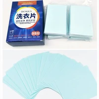 160 pcs laundry tablets detergent laundry paper nano super concentrated washing powder sheets for cottonmattressunderwearbras