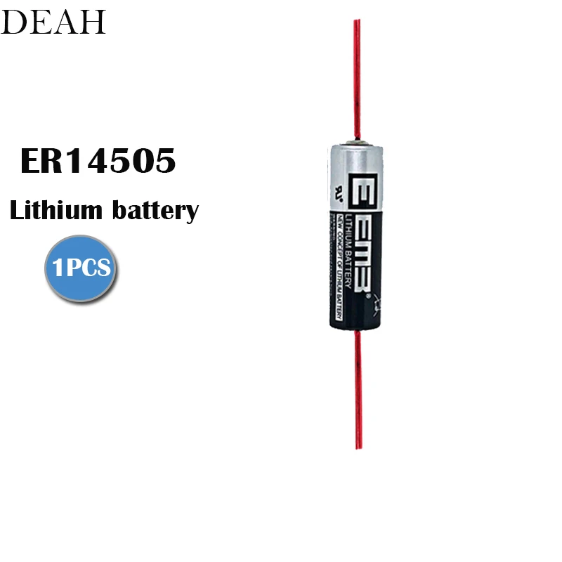 1 шт 3,6 V ER14505 14505 2400mah AA промышленная литиевая батарея LR6 R6P для PLC управления литий-ионные батареи с контактами