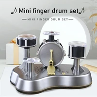 exqusite mini musician convert drum kit creative finger mini drums percussion toys give friends gifts