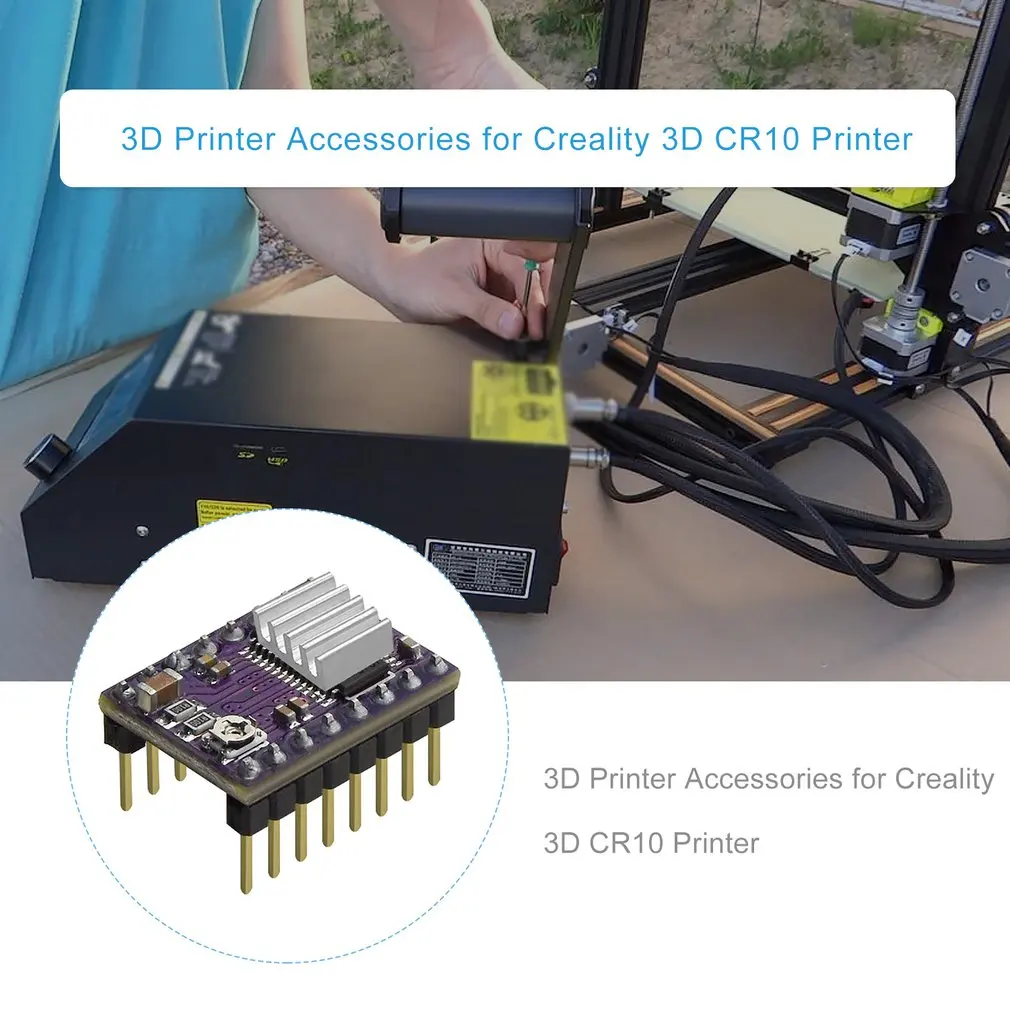 

Reprap 4 Layer PCB Module 5pcs 3D Printer Stepstick DRV8825 Stepper Motor Driver for 3D Printer Replacement ACEHE