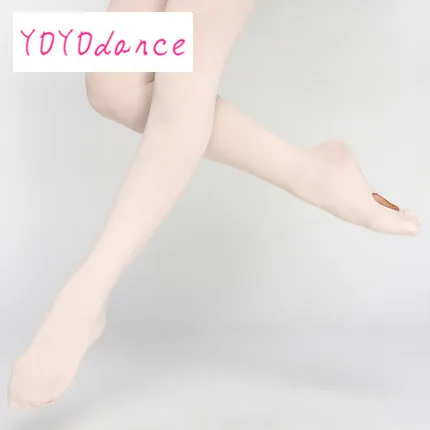 Prima pink Женская розовая танцевальная одежда для взрослых, балетные мягкие колготки из микрофибры с отверстиями для танцев - Цвет: Prima pink