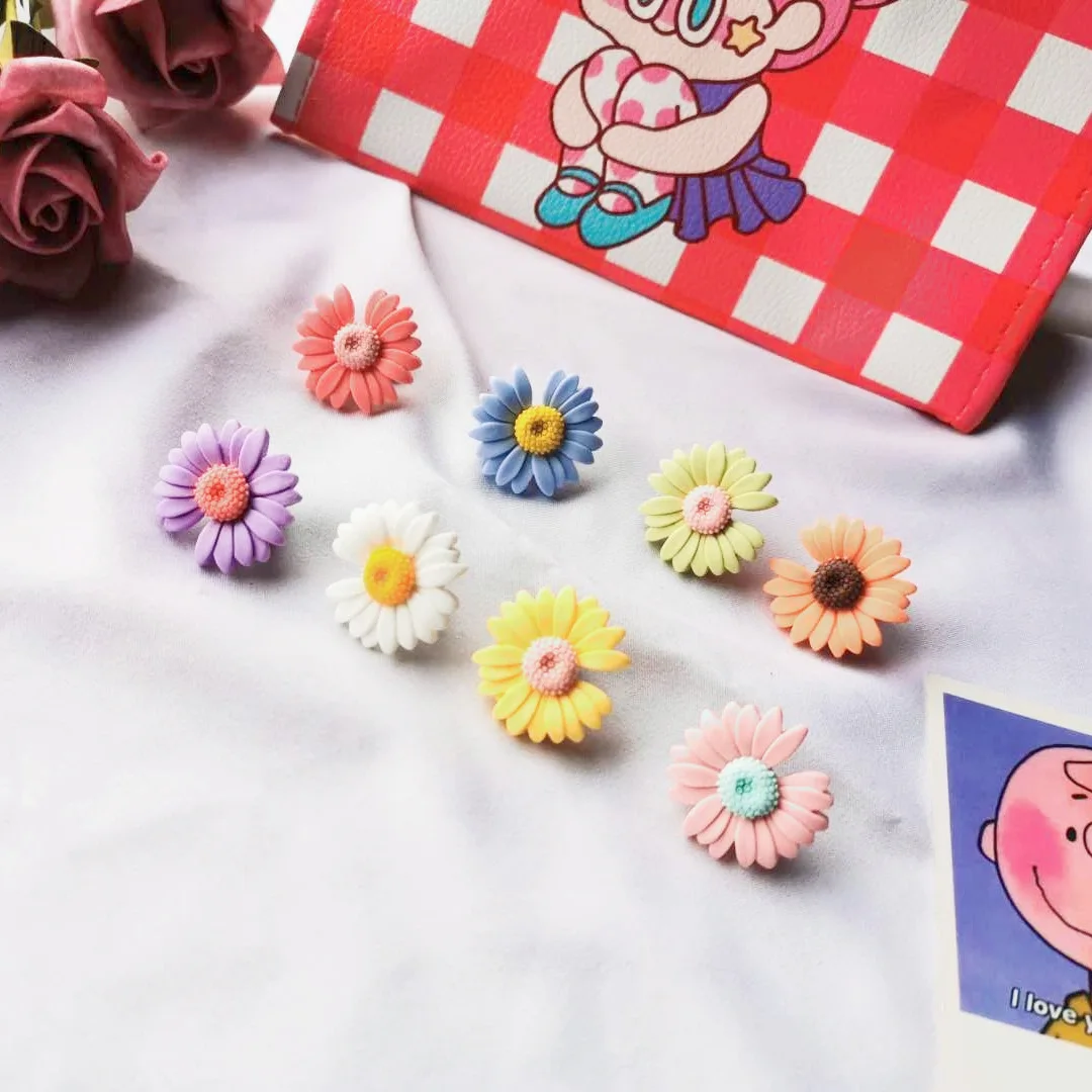 1pcs DIY Flowers Shoe Buckle Girls And Children's DIY Shoes Accessories Trend Creative Shoelaces Decorative Shoes Accessories