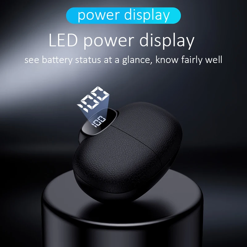 

TWS Bluetooth Earphones Wireless Headphones Stereo Sports Headsets True Wireless Earbuds Noise Canceling Headphone for Iphone