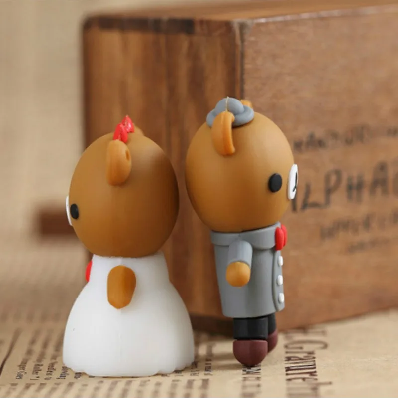 

Couple bear flash drive usb3.0 finger 8G 16G 32G 64G new style memory stick cool gift External Storage cartoon wholesale Finger