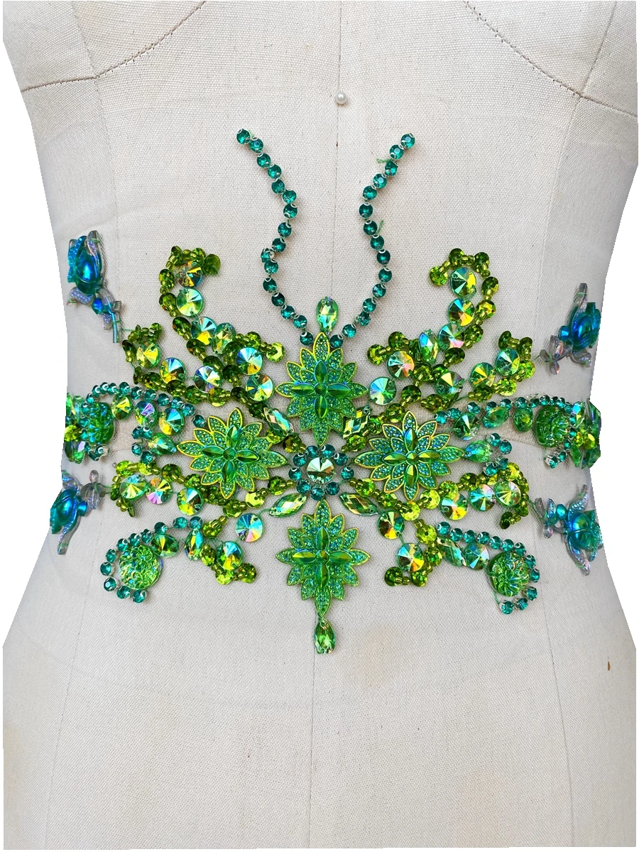 Аппликация ручной работы с блестящими бусинами разы 6 цветов аппликация камнями