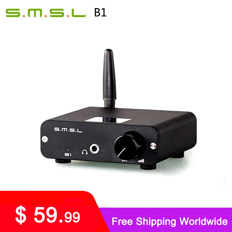 SMSL B1 Bluetooth аудио DAC приемник NFC оптический коаксиальный цифровой
