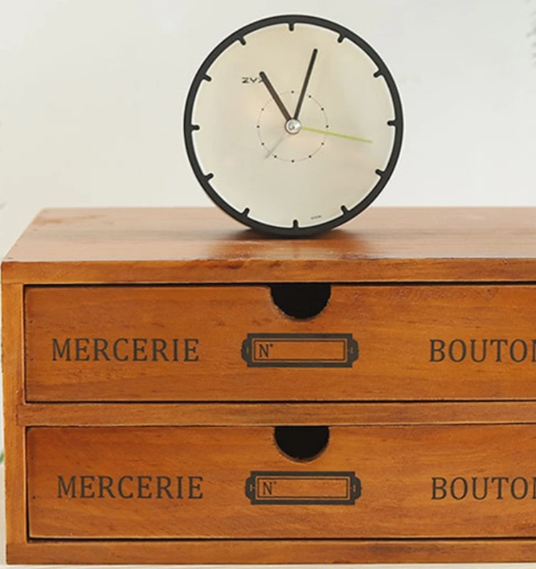 

Деревянный ящик для хранения, шкатулка для украшений в винтажном стиле, инструмент для отделки офисного стола (коричневый)