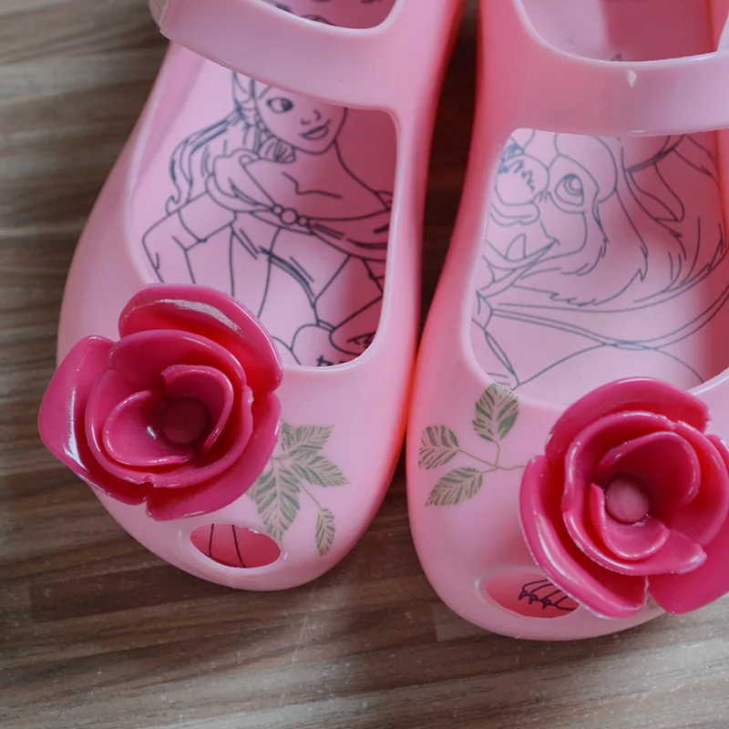 Желейные сандалии для девочек в бразильском стиле Красавица детская обувь с