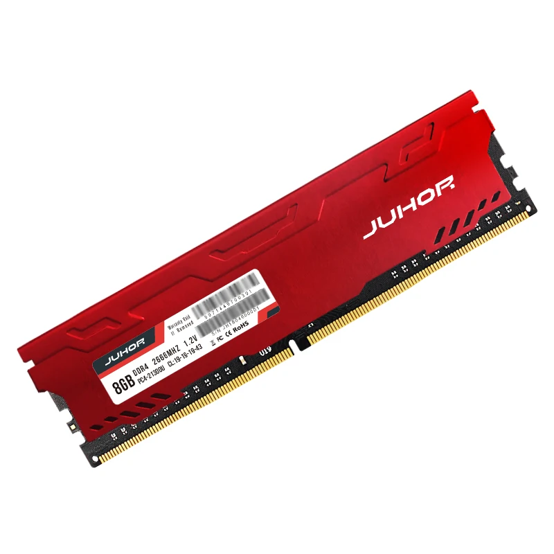 Оперативная память JUHOR ddr4 4 ГБ 8 16 32 для настольного компьютера 2133 МГц 2400 2666 новые