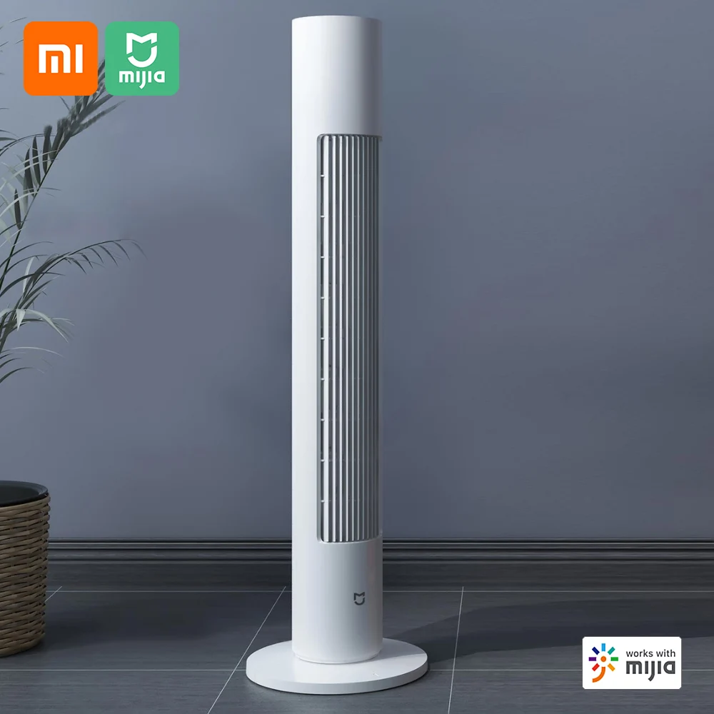 Günstig Xiaomi Mijia Blattloser Turm Fan DC Frequenz Umwandlung Sommer Kühlung Klimaanlage Kühler APP Control