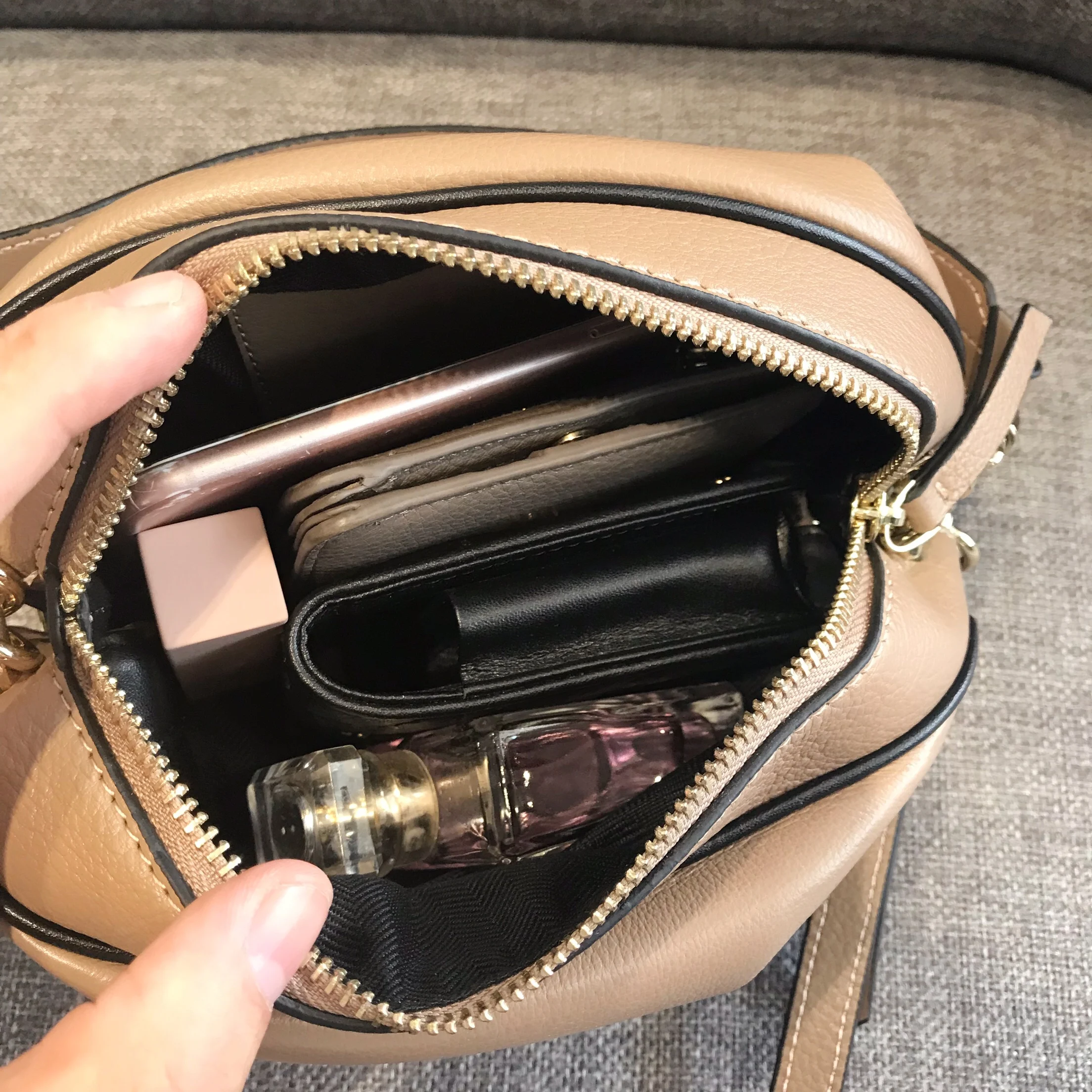 Kafunila натуральная кожа мини женская сумка Роскошные сумки женские Дизайнерские