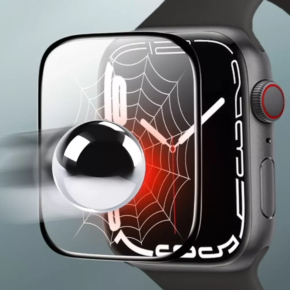 Защитные пленки для Apple iWatch 7 41 мм 45 чехол часов мягкая стеклянная пленка защиты