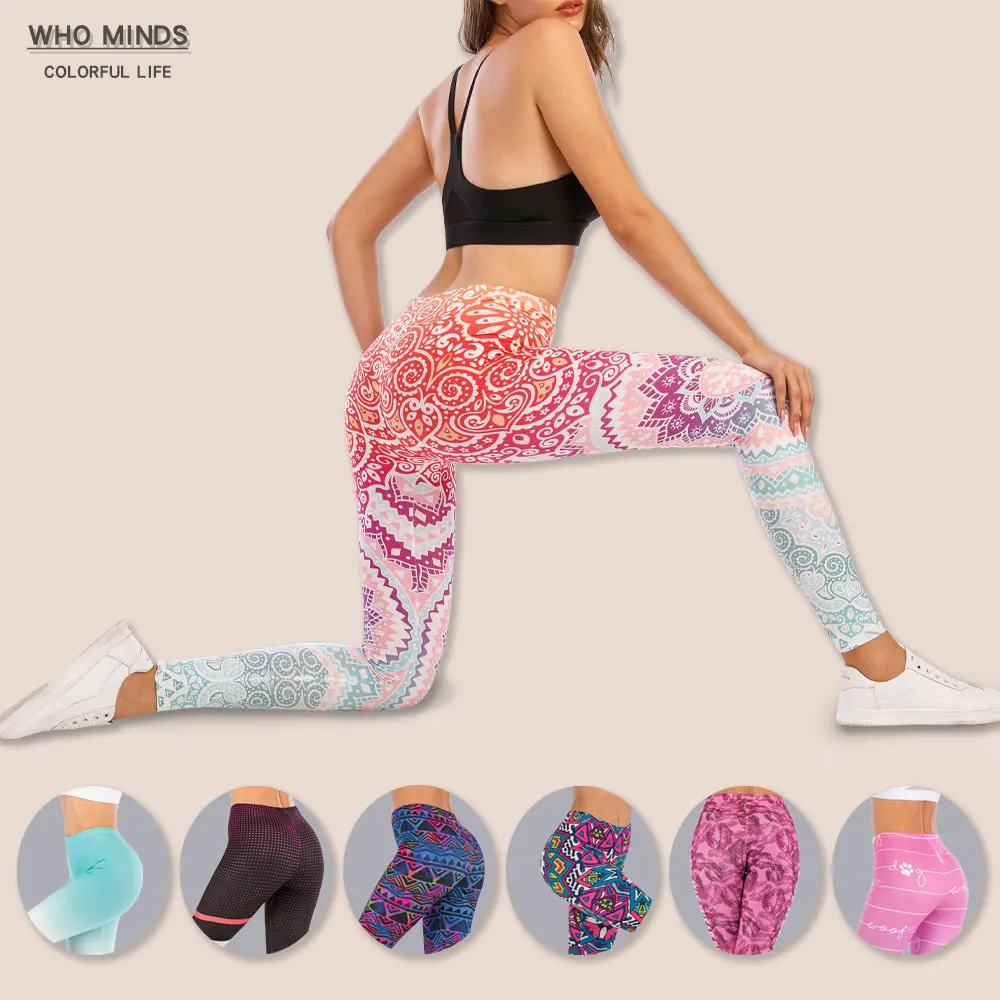 Omber Aztec сексуальные леггинсы для фитнеса женские с принтом эластичные антицеллюлитные Мягкие штаны пуш ап