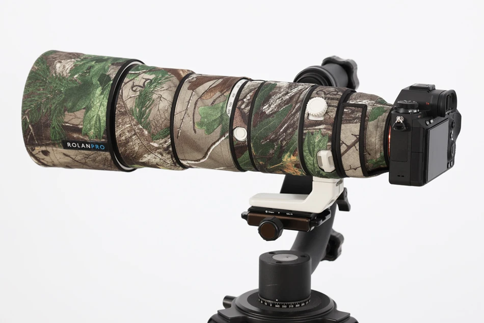 Линзы rolanpro камуфляжное пальто дождевик для sony FE 200-600 мм F5.6-6.3 G OSS защитный чехол для объектива нейлоновое водонепроницаемое покрытие для объектива