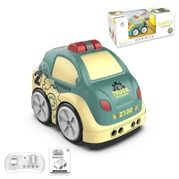 rc intelligent sensor remote control cartoon mini car radio controlled electric cars mode smart music light toys for children