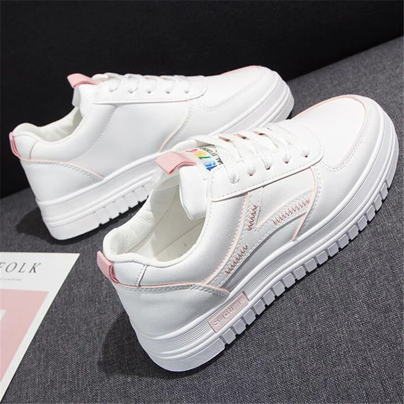 

Casual Women's shoes new spring and autumn wild flat platform women sneakers shoes zapatos de mujer tenis feminino shoes
