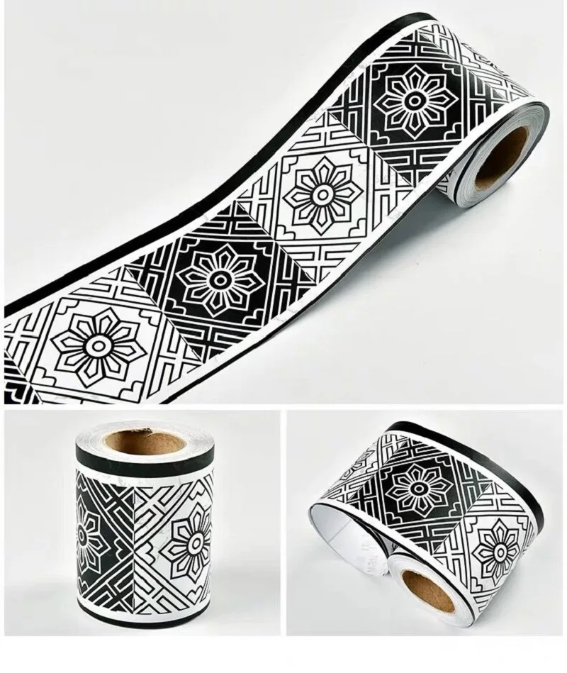 Самоклеющиеся черные обои наклейки на талию стену окна мозаичные плитки