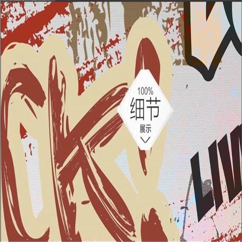 Пользовательские европейские американские граффити гитара Рок тема