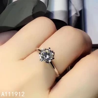 kjjeaxcmy fine jewelry mosang diamond 925 sterling silver new women ring support test trendy