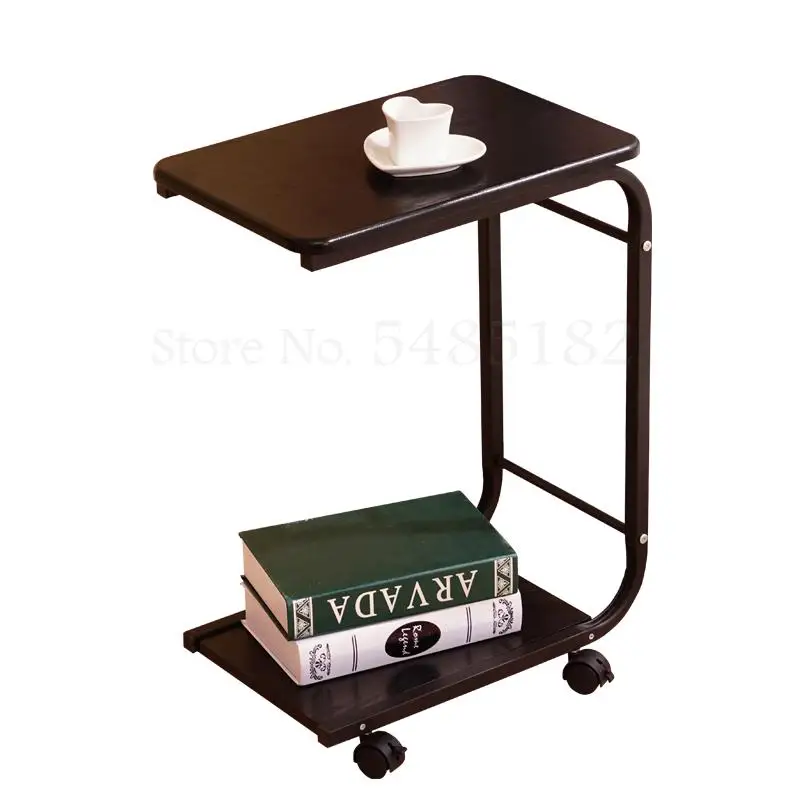 Передвижной кофейный столик диван с колесами простой Угловой Столик Журнальный