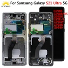 Для Samsung Galaxy S21 Ultra 5G LCD G998 дисплей с сенсорным экраном дигитайзер в сборе для Samsung S21 ultra G998B G998U G998W