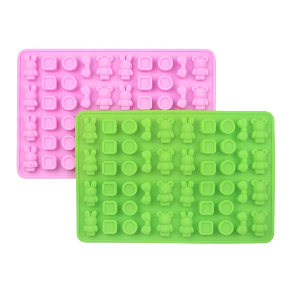 

60 Hole Various Silicone Chocolates Candy Molds Fondant Cake Decorating Mold Epoxy Resin Baking Tools Kitchen Accessories