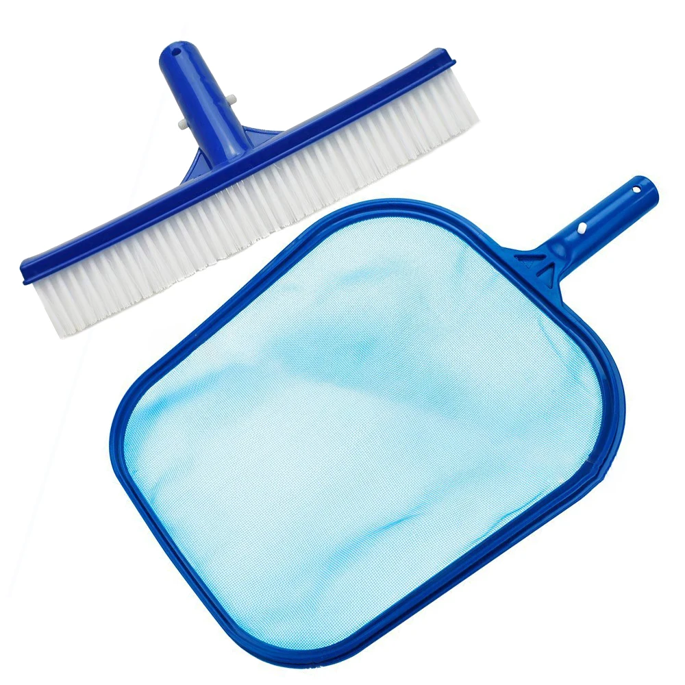

Leaf Skimmer Filter Net & Wall Brush Set Swimming Pool Cleaning Tool Kitfor Salvaging Deep Water And Water Surface Garbage