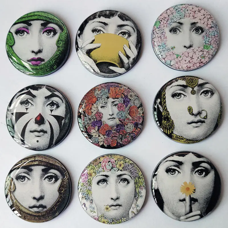9 шт./компл. Fornasetti декоративный магнит на холодильник сувенир Aimant Imanes де Nevera домашний декор Juguetes Украина, Нью-Йорк - Цвет: 7