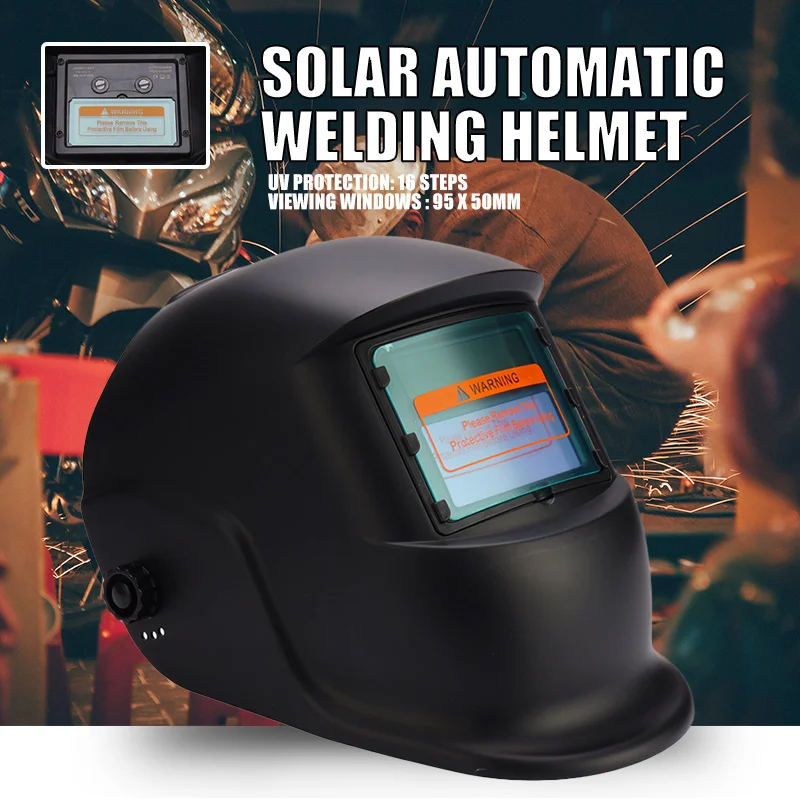 Сварочная маска Регулируемый шлем с автоматическим затемнением для дуговой