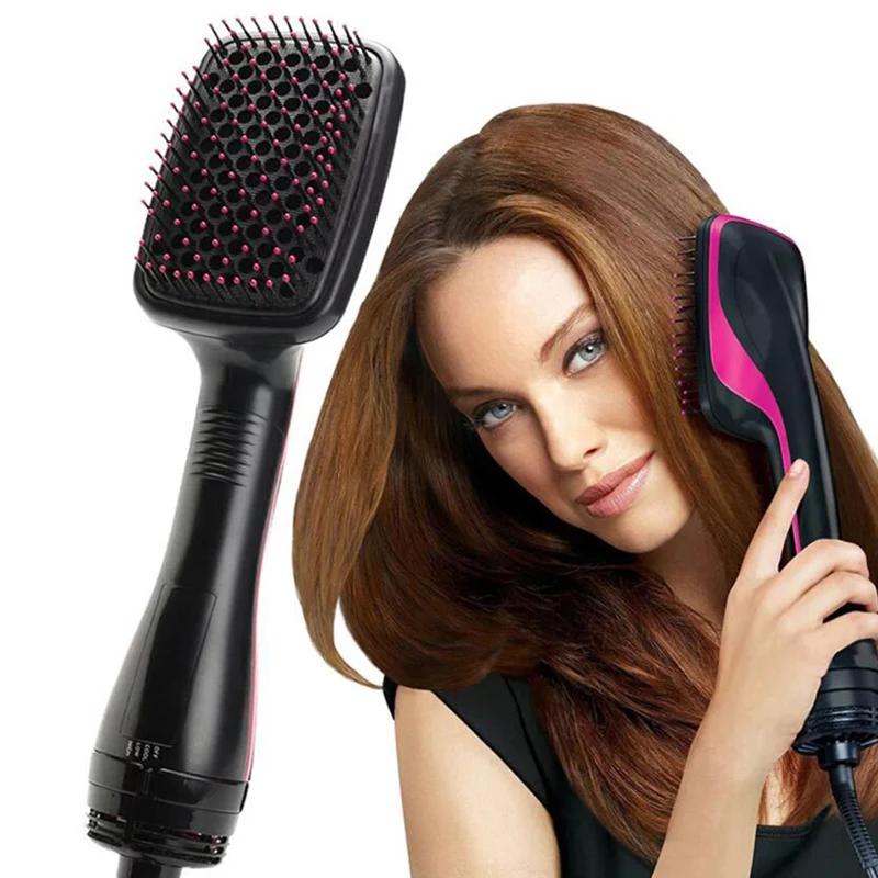 

Professional Hair Dryer High Quality Heated Brushes Hot Air Brush Blow Dryer Travel Hot Hair Comb Hairdryer Hairbrush for Hair