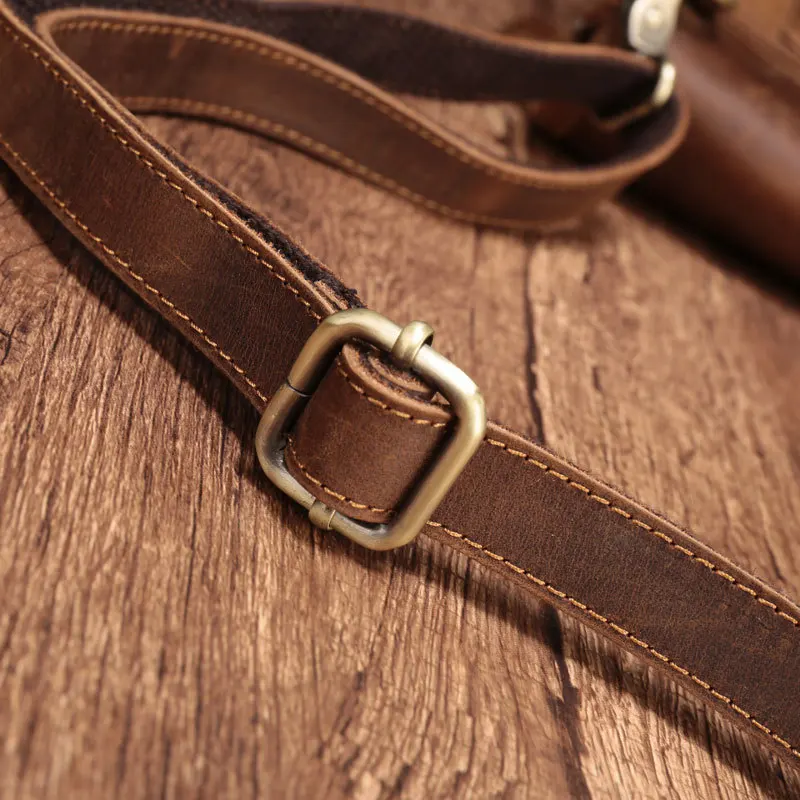 Поясная Сумка из натуральной кожи для мужчин забавные винтажные мужские