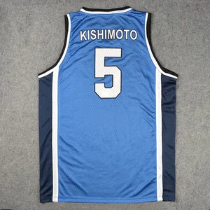 Аниме TOYOTAMA Косплей костюмы KISHIMOTO NO.5 Баскетбол Джерси школьная команда униформа костюм для Хэллоуина