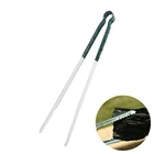 46 см щипцы для барбекю из нержавеющей стали, уголь для барбекю против ожогов, зажим для угля, захватывающий инструмент, инструмент для барбекю