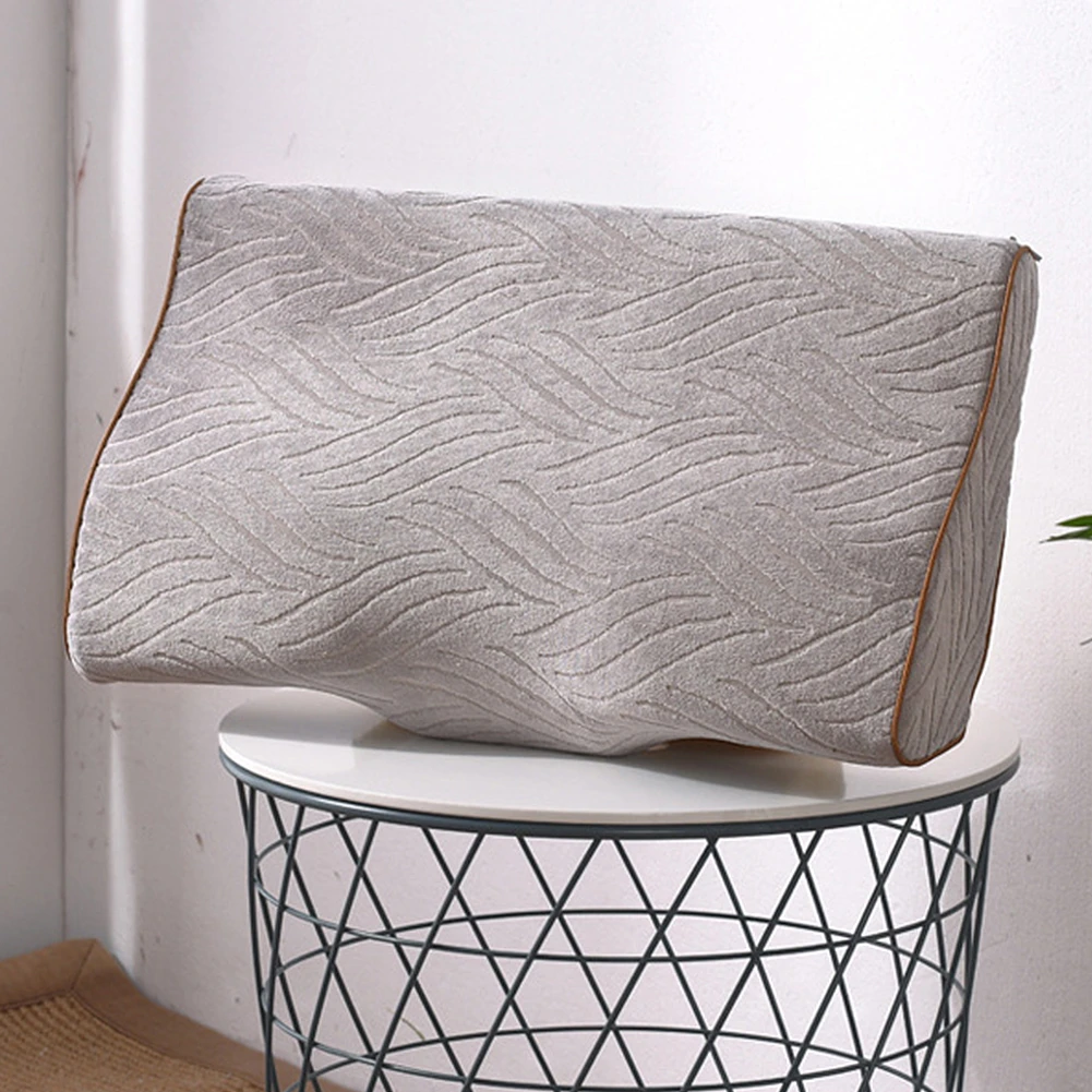 Бабочка в форме пены памяти подушка шейки ортопедическая с защитой для шеи